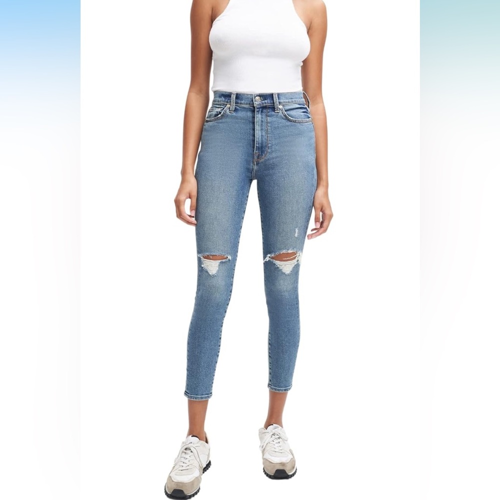 7 For All Mankind THE HIGH WAIST ANKLE SKINNY